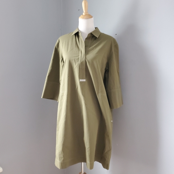 Lafayette 148 New York Dresses & Skirts - Lafayette 148 New York Olive Shirt Dress Medium